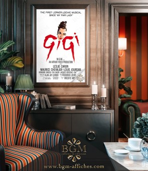 Gigi (1958) poster - BGM