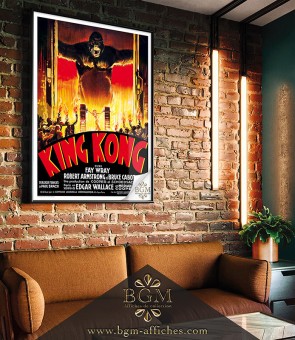 King Kong (1933) poster [B] - BGM