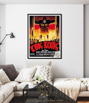 King Kong (1933) poster [B] - BGM