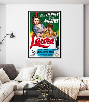 Laura (1944) poster - BGM