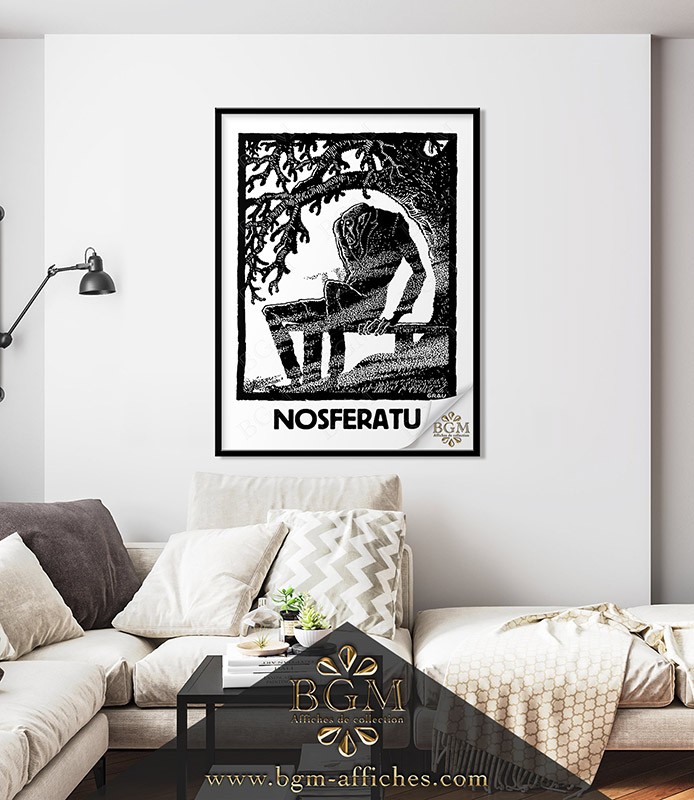 NOSFERATU Collector's movie poster (1922) F.W. Murnau, Max Schreck