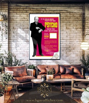 Affiche Psycho (Psychose) [B] - BGM