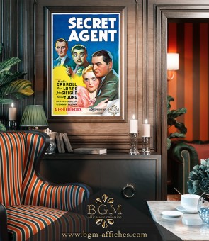 Secret Agent (1936) poster - BGM