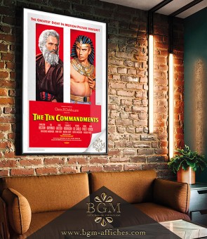 The Ten Commandments (1956) poster - BGM
