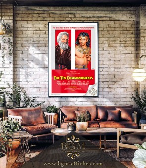 Affiche The Ten Commandments (Les Dix commandements) - BGM