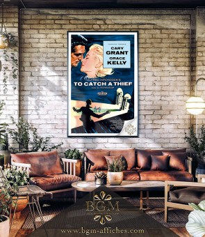 To Catch a Thief (1955) poster - BGM