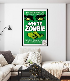 White Zombie (1932) poster - BGM