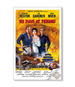 55 Days at Peking (1963) poster - BGM