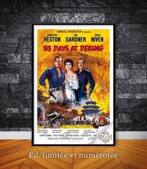 Affiche 55 Days at Peking (Les 55 jours de Pékin) - BGM