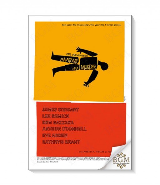 Anatomy of a Murder (1959) poster - BGM