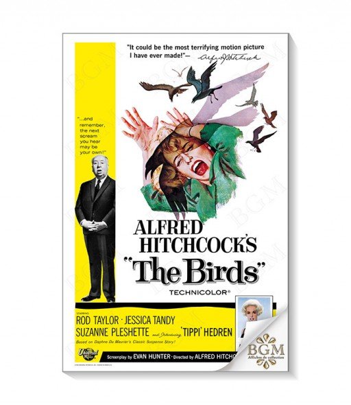 The Birds (1963) poster - BGM