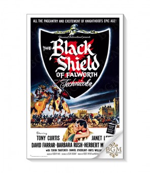 The Black Shield of Falworth (1954) poster - BGM