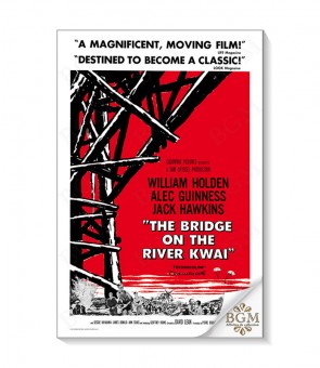 Affiche The Bridge on the River Kwai (Le Pont de la rivière Kwaï) - BGM