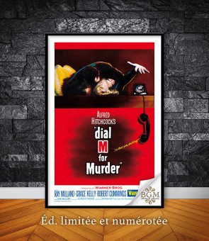 Affiche Dial M For Murder (Le Crime était presque parfait) - BGM