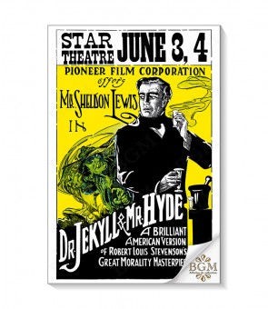 Dr. Jekyll and Mr. Hyde (1920) poster - BGM