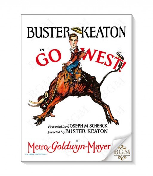 Go West (1925) poster - BGM