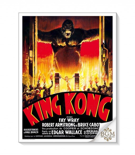 King Kong (1933) poster [B] - BGM