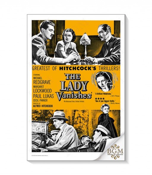 The Lady Vanishes (1938) poster - BGM
