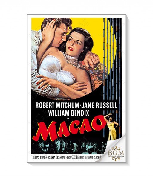 Macao (1952) poster - BGM