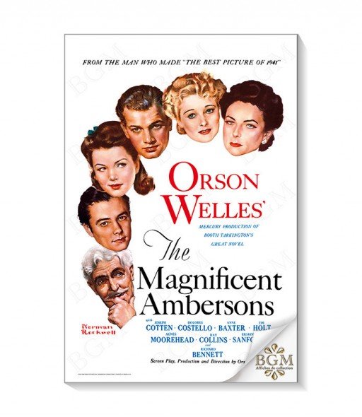 The Magnificent Ambersons (1942) poster - BGM