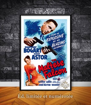 Affiche The Maltese Falcon (Le Faucon maltais) - BGM