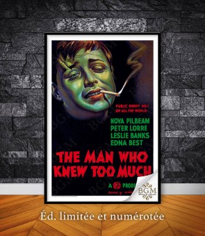 Affiche The Man Who Knew Too Much (L'Homme qui en savait trop) - BGM