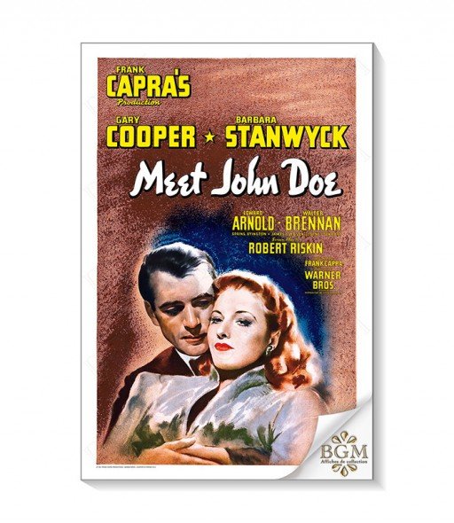 Meet John Doe (1941) poster - BGM