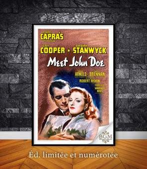 Affiche Meet John Doe (L'Homme de la rue) - BGM