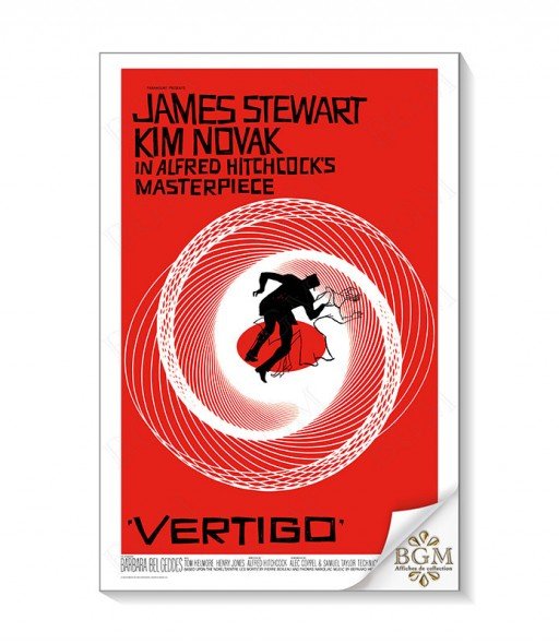 Affiche Vertigo (Sueurs froides) - BGM