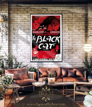 Affiche The Black Cat (Le Chat noir) - BGM