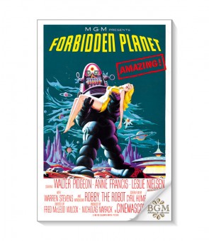 Forbidden Planet (1956) poster - BGM