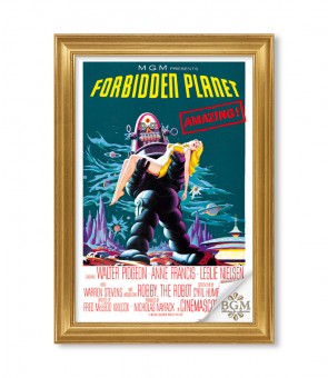 Forbidden Planet (1956) poster - BGM