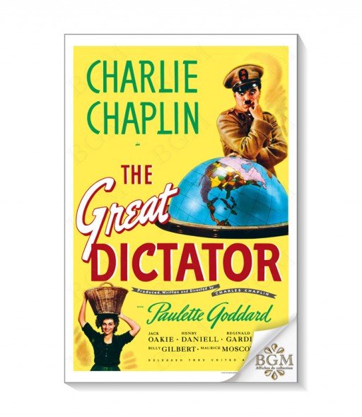 The Great Dictator (1940) poster - BGM