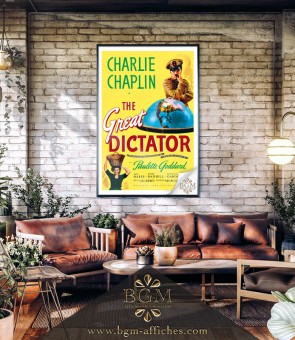 Affiche The Great Dictator (Le Dictateur) - BGM