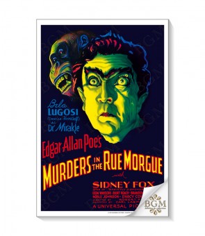Affiche Murders in the Rue Morgue (Double assassinat dans la rue Morgue) - BGM