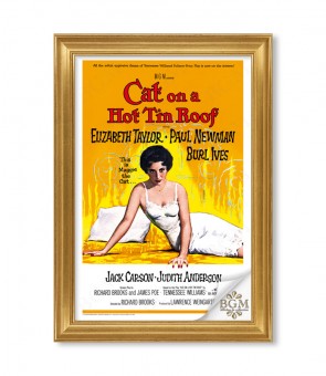 Affiche Cat on a Hot Tin Roof (La Chatte sur un toit brûlant) - BGM