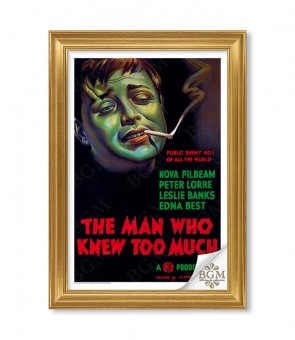 Affiche The Man Who Knew Too Much (L'Homme qui en savait trop) - BGM