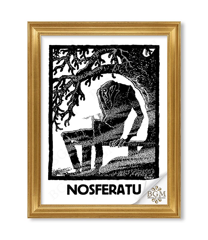 NOSFERATU Collector's movie poster (1922) F.W. Murnau, Max Schreck