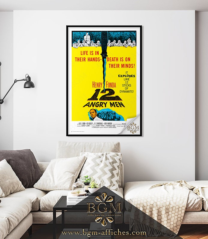 Poster 12 Hommes En Colère - Affiche Film 40x60cm HQ