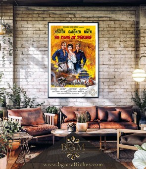 Affiche 55 Days at Peking (Les 55 jours de Pékin) - BGM