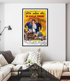 Affiche 55 Days at Peking (Les 55 jours de Pékin) - BGM