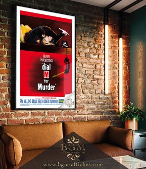 Affiche Dial M For Murder (Le Crime était presque parfait) - BGM