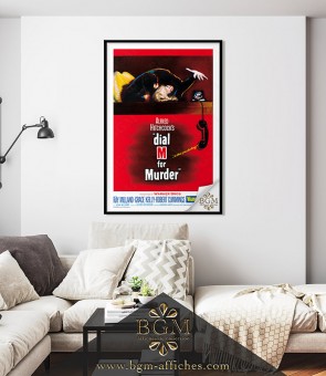 Affiche Dial M For Murder (Le Crime était presque parfait) - BGM